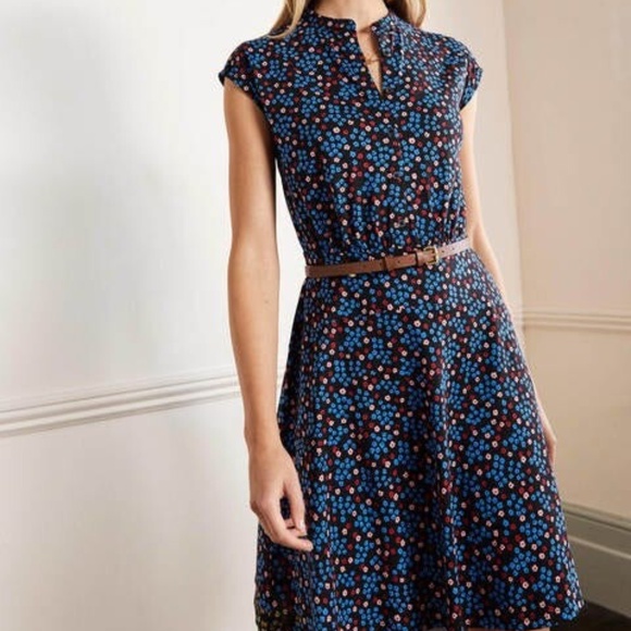 Boden Dresses & Skirts - Boden Easy Jersey Floral Shirt Dress 14R